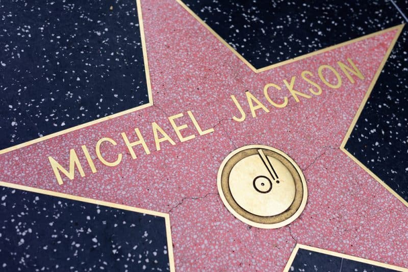 Michael Jackson stjärna