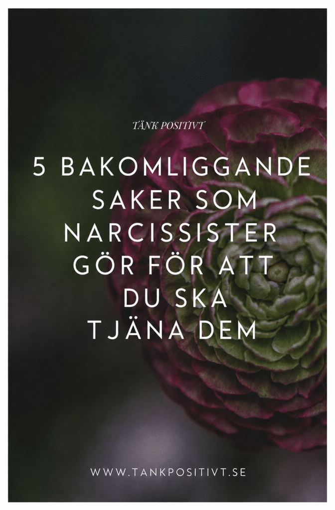 5 dolda manipulationstekniker narcissister använder i relationer