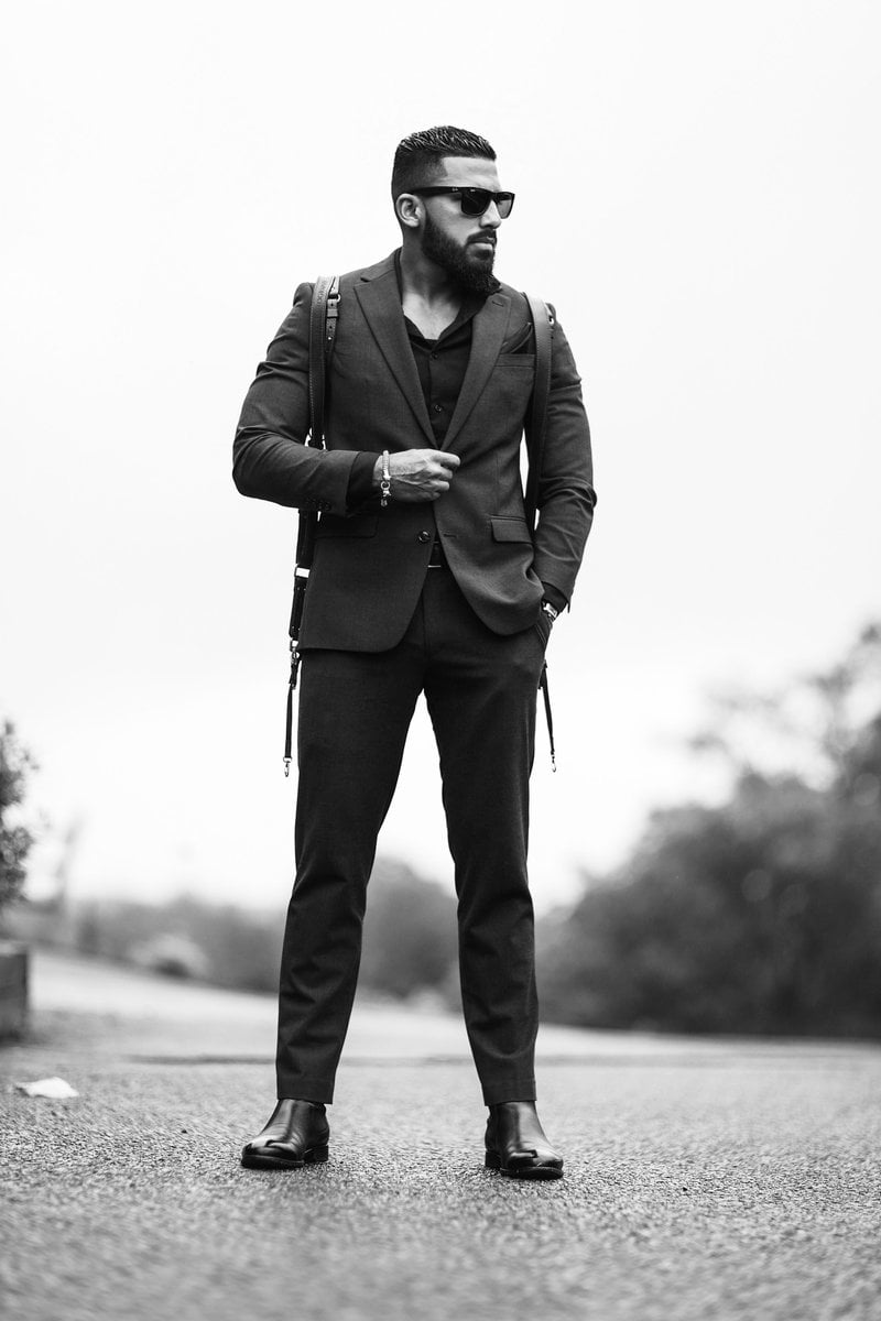 Man Standing in Jacket and Sunglasses &middot; Free Stock Photo