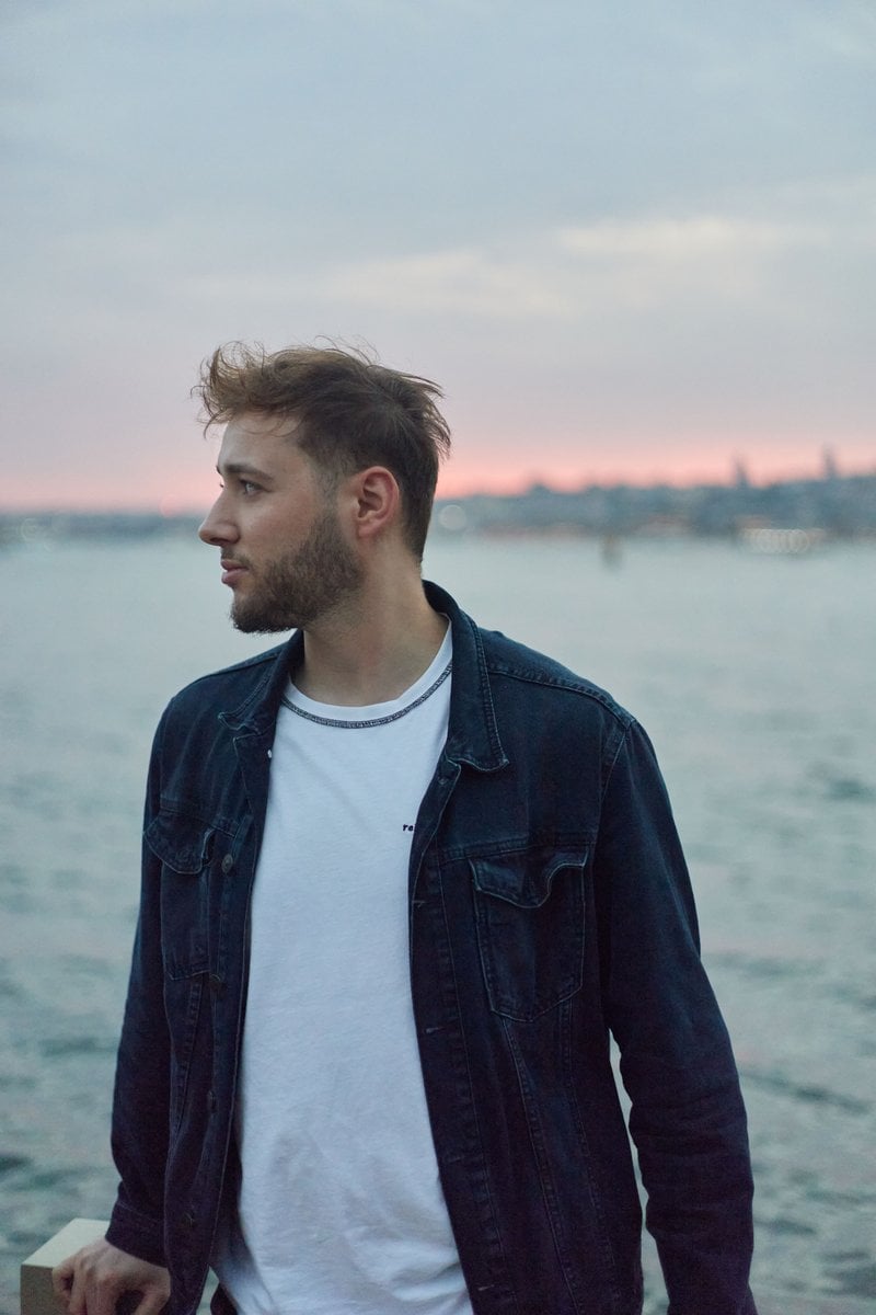 Young Man by the Bosphorus at Sunset, Istanbul &middot; Free Stock ...